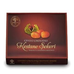 GEMİLİK KESTANE ŞEKERİ ÇİKOLATA KAPLI CEVİZLİ 320 g e