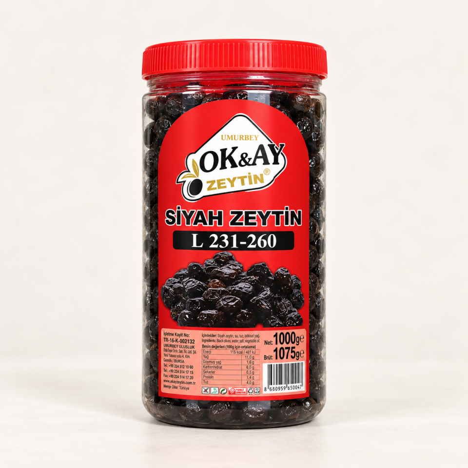 SİYAH ZEYTİN KRAL LL 1kg