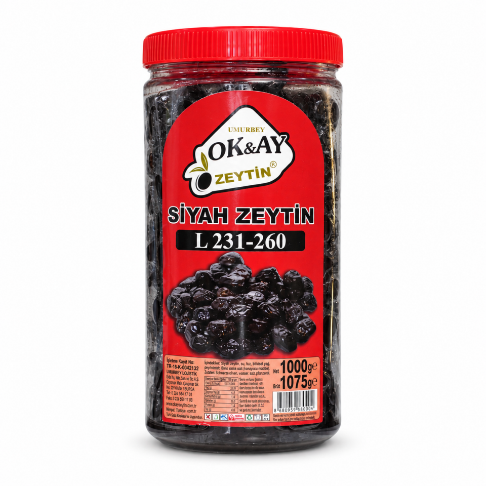 SİYAH ZEYTİN KRAL LL 1kg