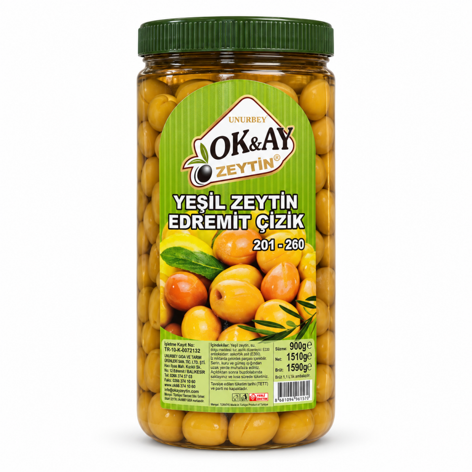 EDREMİT ÇİZİK ZEYTİN  900 g