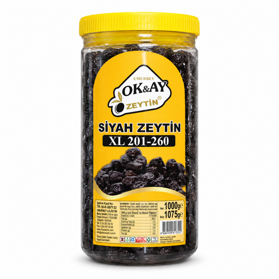 SİYAH ZEYTİN GOLD XL 1kg