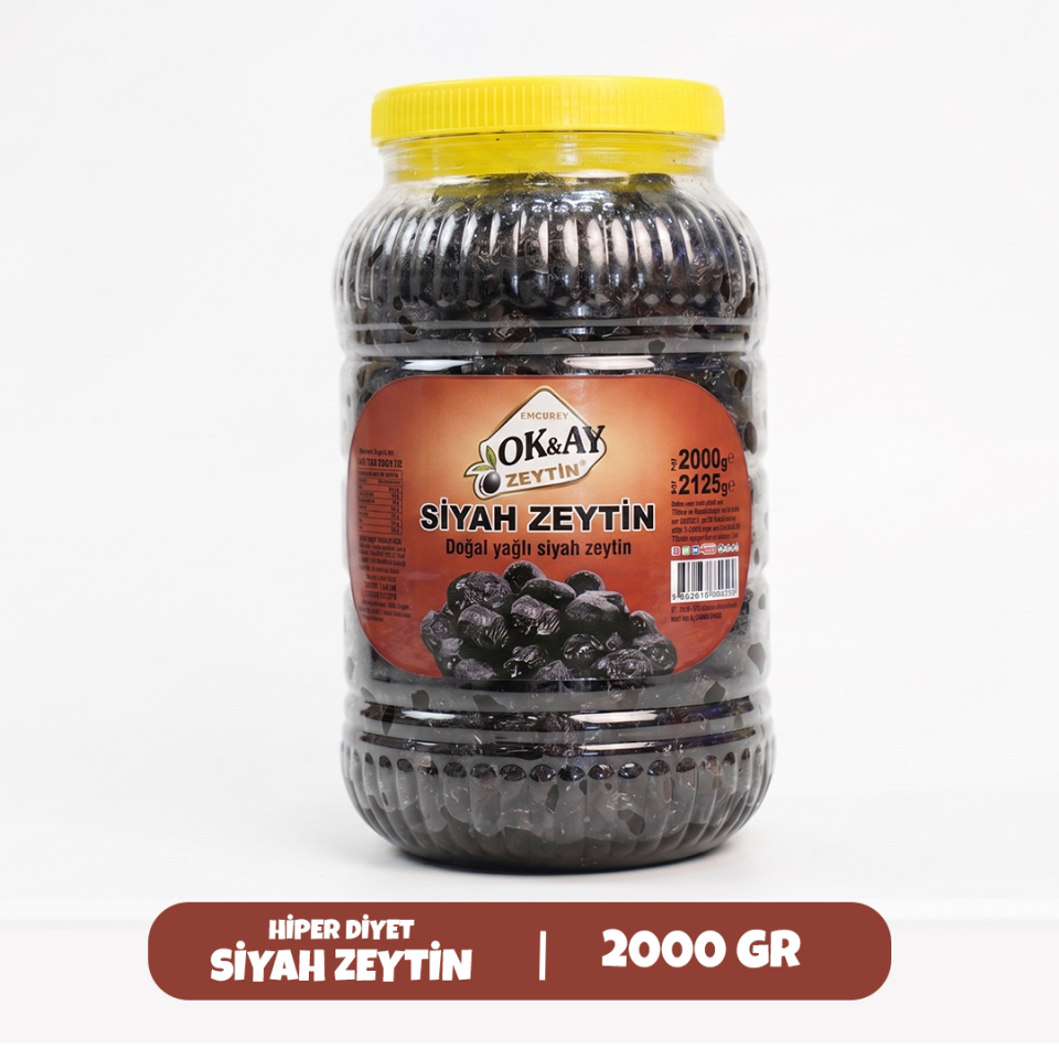 HİPER DİYET TUZSUZ ZEYTİN 2KG