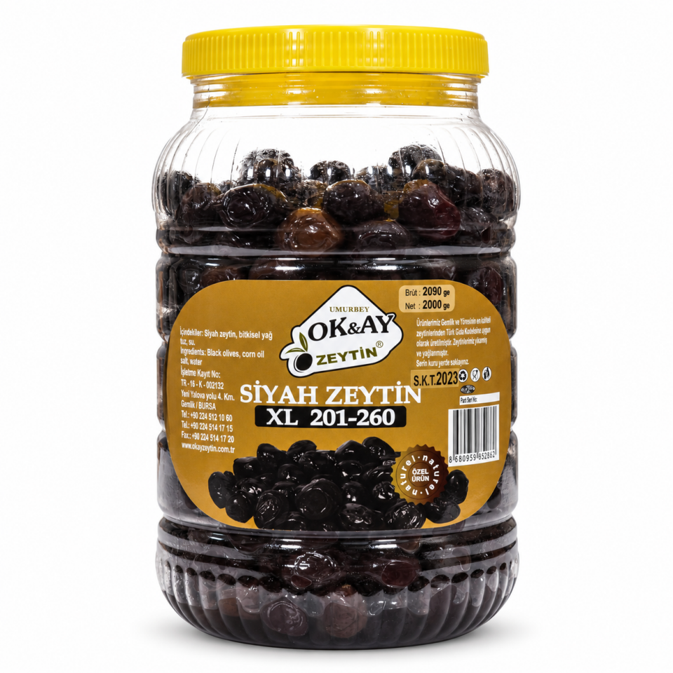 SİYAH ZEYTİN PREMİUM XL 2kg